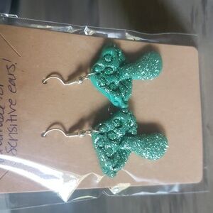 Handmade set of 2 Mushrooms earrings